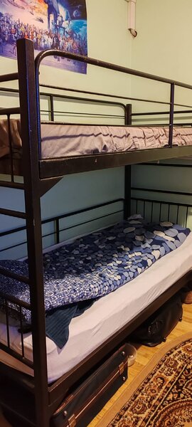 Pat supraetajat din fier forjat 90/200