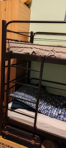 Pat supraetajat din fier forjat 90/200