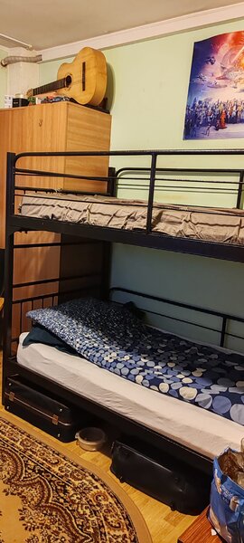 Pat supraetajat din fier forjat 90/200