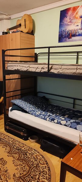 Pat supraetajat din fier forjat 90/200